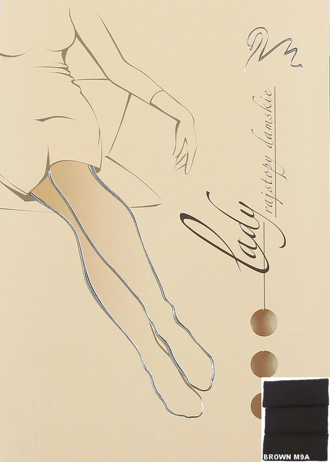 Lady Wola 88000 rajstopy damskie Wola - brown M9A