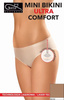 Figi damskie Mini Bikini Ultra Comfort Gatta - beżowy