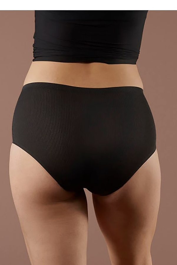 Figi damskie bezszwowe AVIA MAXI czarny Julimex