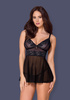 866-BAB-1 babydoll i stringi Obsessive