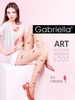 Rajstopy cienkie wzorzyste ICE CREAMS Gabriella - nocciola