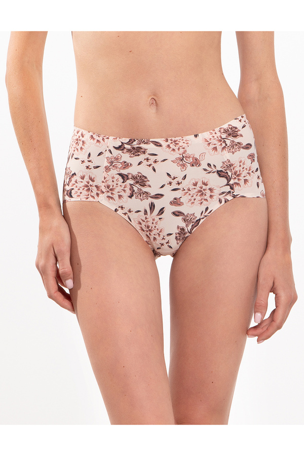 Figi damskie bezszwowe midi L-POL5028MD-N Lama