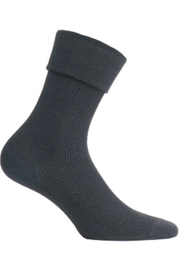 Skarpetki damskie bezuciskowe 84F0699 Wola - graphite G86
