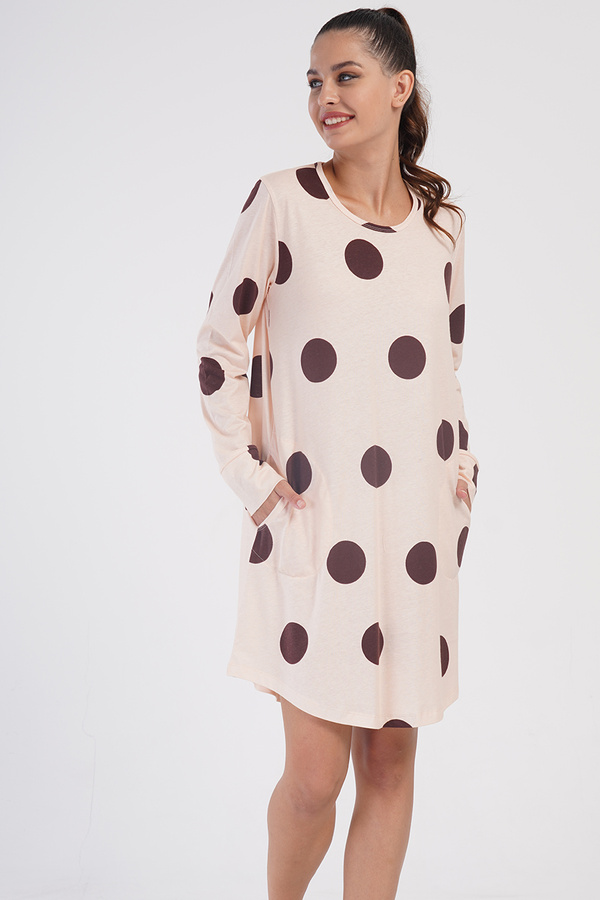 Koszula nocna damska długi rękaw 4040452328 Vienetta