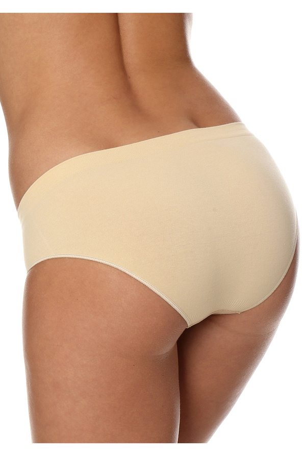 HI00043A Figi damskie Hipster COMFORT COTTON beż Brubeck