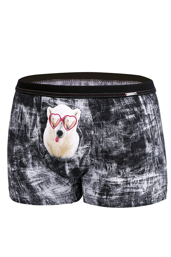 Bokserki męskie BW 010/63 Glasses czarny Cornette