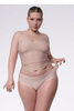 Figi damskie bezszwowe FLEXI-ONE PLUS SIZE beż Julimex