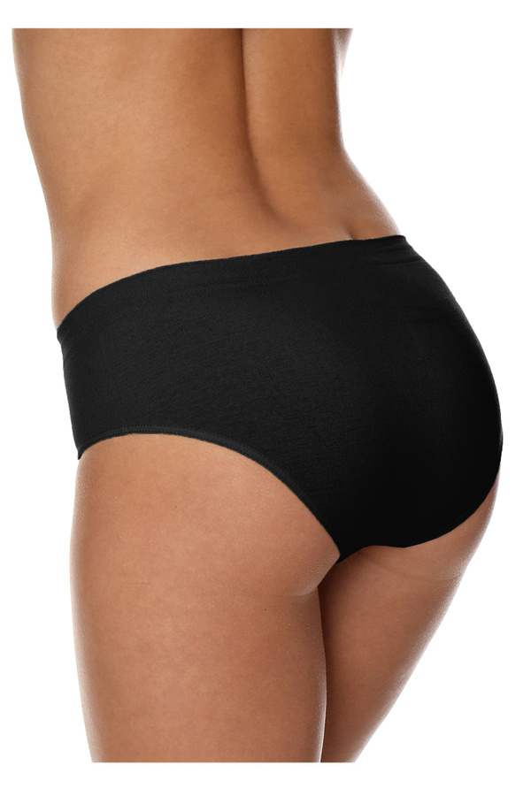 HI00090A Figi damskie Hipster Classic COMFORT COMFORT czarny Brubeck