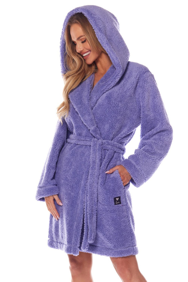 Szlafrok damski 2215 VIOLA fiolet L&L