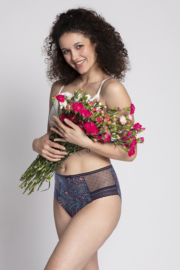 Figi damskie midi L-1515MD Lama 2-PAK