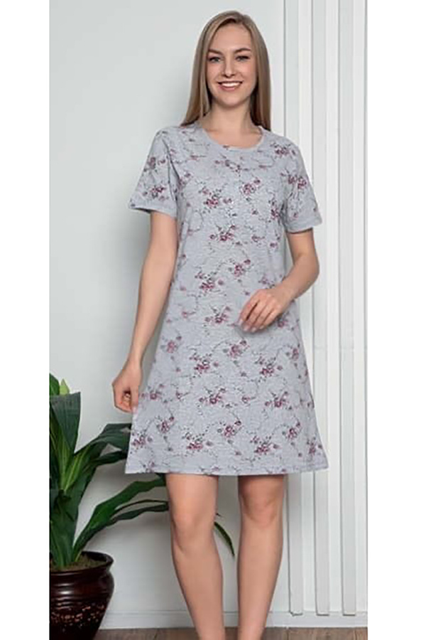 Koszula nocna damska krótki rękaw CHR-Y5283 Christina