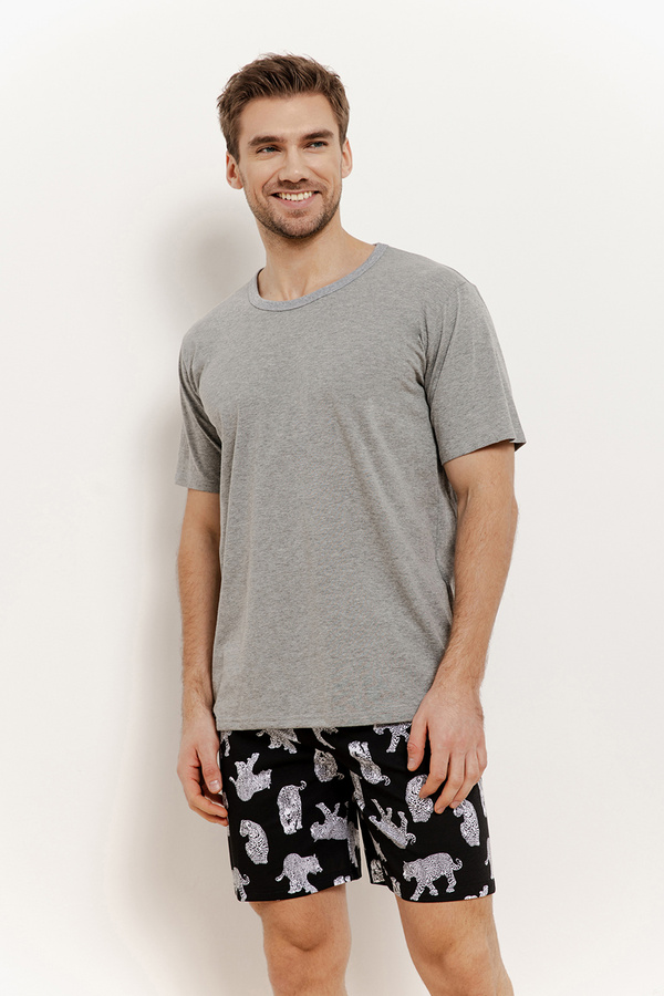 Piżama męska krótki rękaw, szorty Clark 3412 S/S 25 Taro