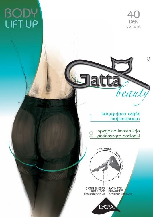 BODY LIFT-UP 40 Rajstopy damskie korygujące 40 den Gatta - nero