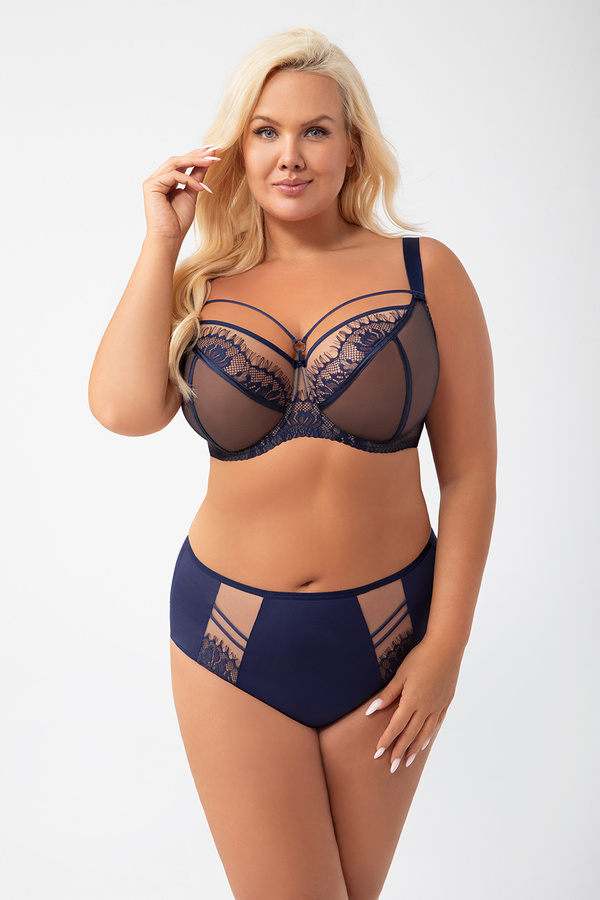 Figi damskie K497 Paradise granat Gorsenia