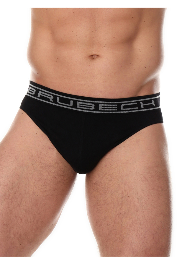 BE00290A5 Slipy męskie COMFORT COTTON czarny Brubeck