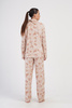 Piżama damska długi rękaw, długie spodnie PLUS SIZE 4031813487 Vienetta