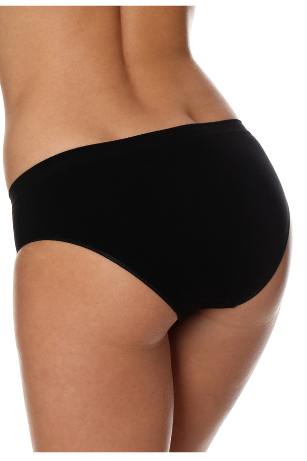 HI00043A Figi damskie Hipster COMFORT COTTON czarny Brubeck