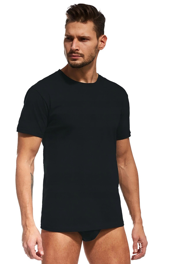 Koszulka męska AU 202 NEW Cornette - czarny