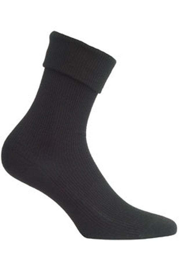 Skarpetki damskie bezuciskowe 84F0699 Wola - czarny G95