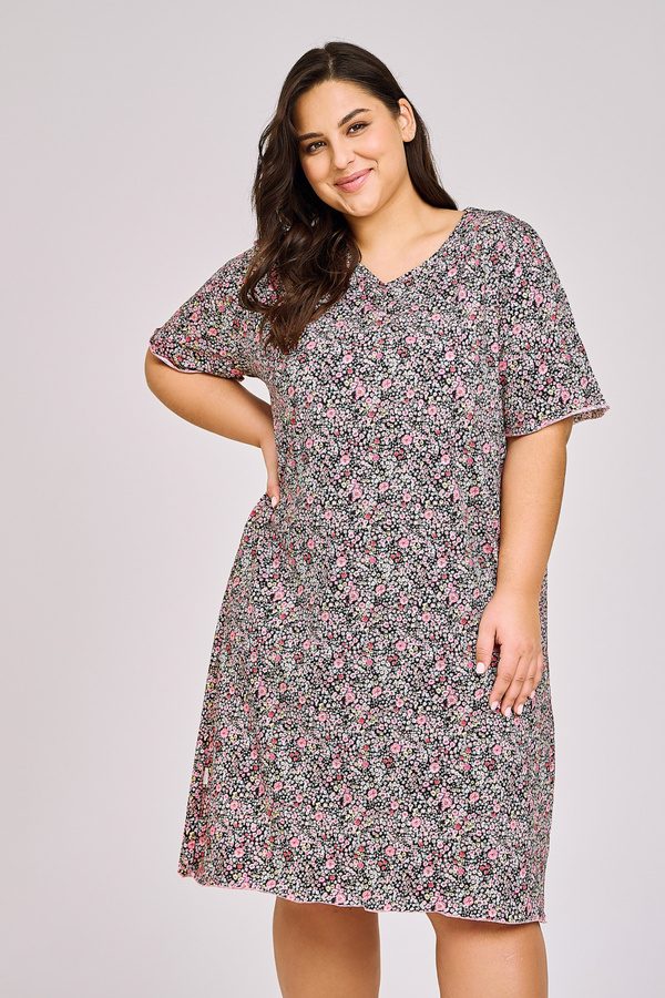 Koszula nocna damska krótki rękaw 3170 S/S 24 Amara Taro