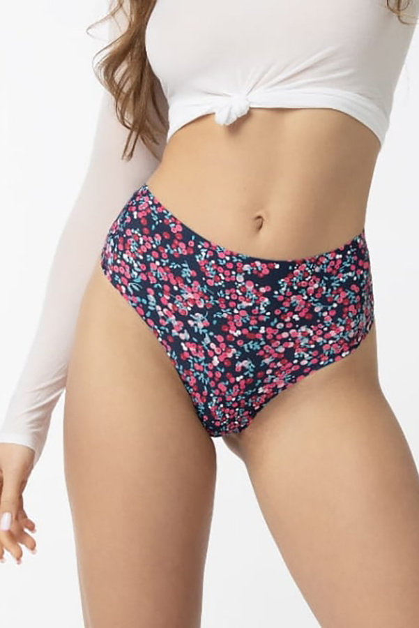 Stringi damskie bezszwowe CRANBERRIES STRING MAXI Julimex