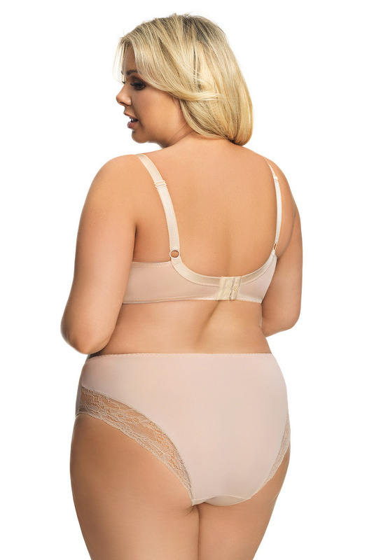 Figi damskie K484 PEONY beż Gorsenia