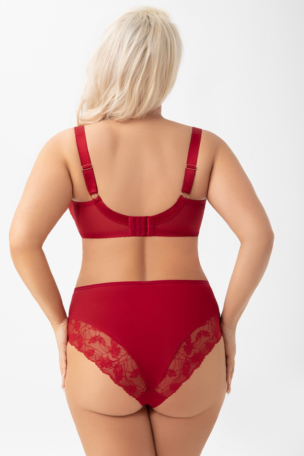 Biustonosz miękki K959 AMIRA czerwony Gorsenia