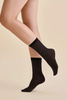 Skarpetki damskie grube wzorzyste COMA nero Gabriella