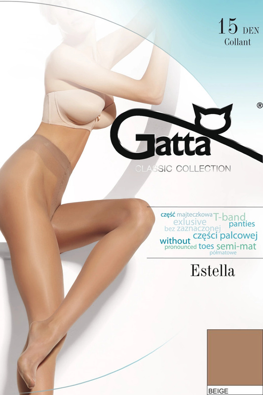 ESTELLA - Rajstopy damskie 15 DEN Gatta - beige