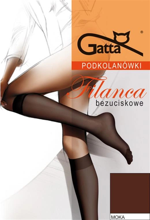 Podkolanówki Elastil Gatta 2-PAK - moka