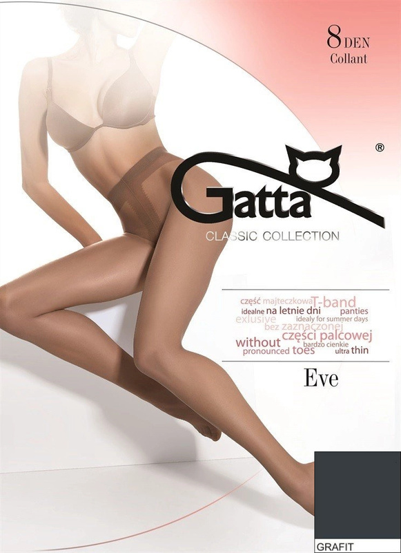 EVE - Rajstopy damskie 8 DEN Gatta - grafit