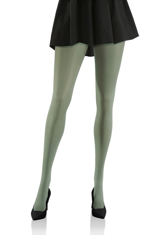 Rajstopy damskie kryjące mikrofibra 40den HIVER smeraldo gładkie