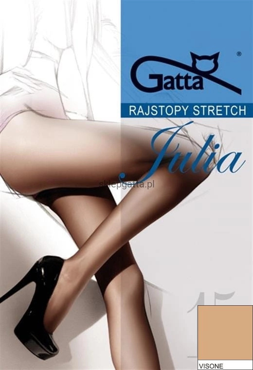 JULIA - Rajstopy damskie Stretch 15 DEN Gatta - visone