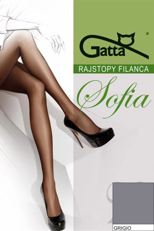 SOFIA - Rajstopy damskie Elastil 20 DEN Gatta - grigio