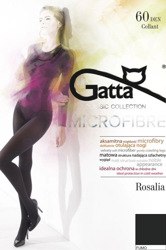 ROSALIA 60 - Rajstopy damskie mikrofibra 60 DEN Gatta - fumo