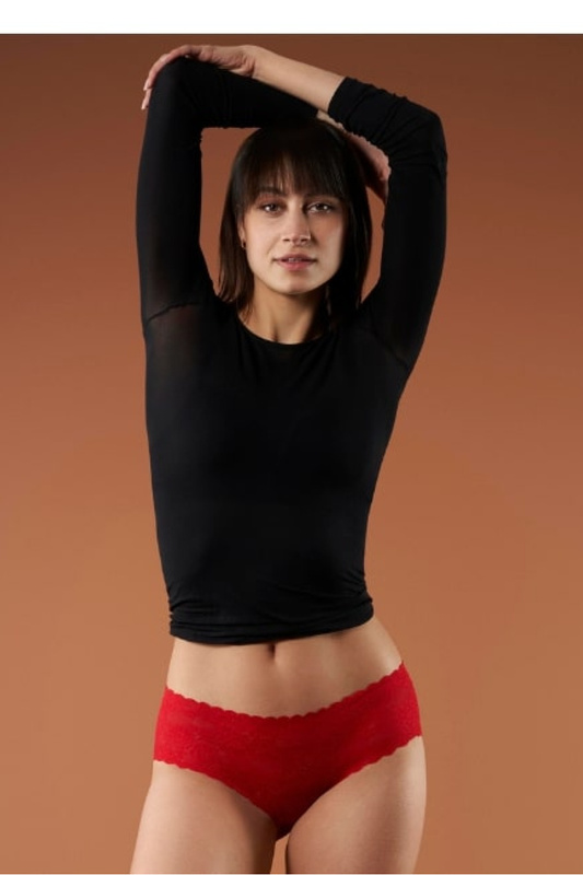 Figi damskie Bellie czerwony Julimex