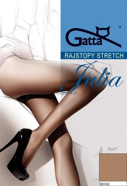 JULIA - Rajstopy damskie Stretch 15 DEN Gatta - beige