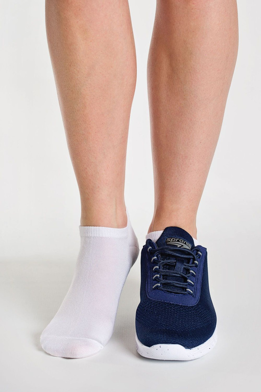 Stopka damska bambusowa biała Regina