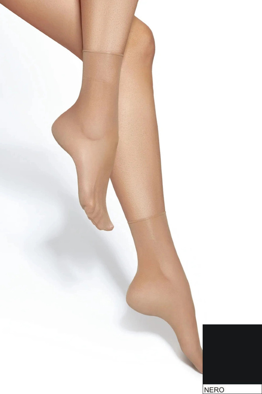 Skarpetki damskie gładkie 8 den HEAVEN Gatta - nero