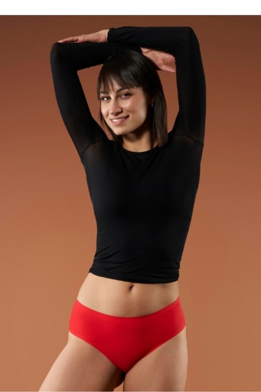 Figi damskie CHEEKIE czerwony Julimex