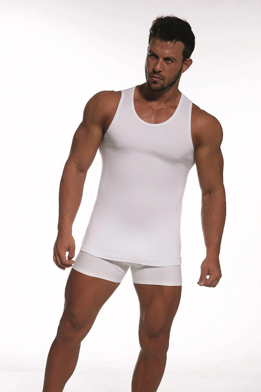 Koszulka męska Authentic 205 Cornette - biały