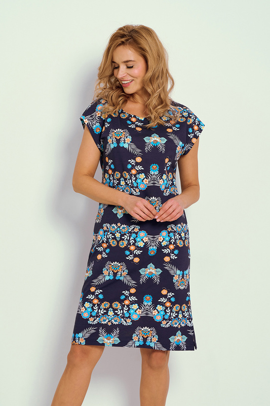 Koszula nocna damska krótki rękaw Jodie 3330 S/S 25 Taro