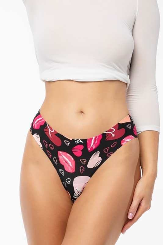 Figi damskie brazyliany bezszwowe KISS ME SIMPLE BRASIL Julimex