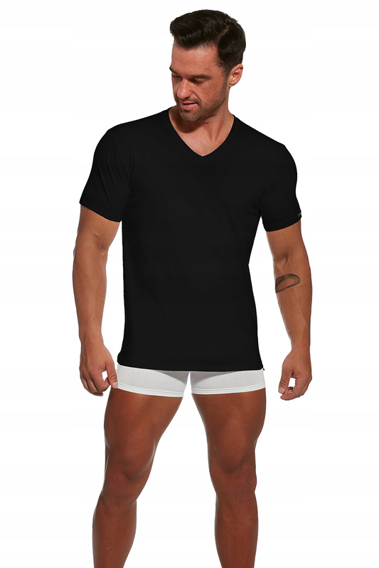 Koszulka męska AU 201 NEW Cornette - czarny