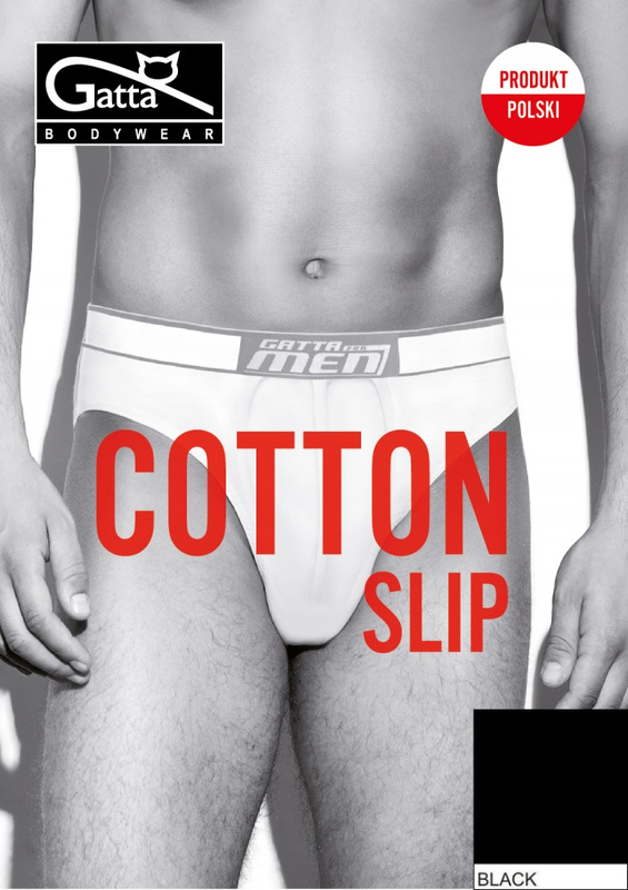 Slipy męskie Cotton Gatta - czarny