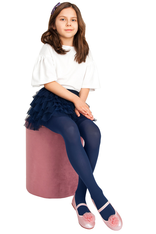 Rajstopy dziewczęce microfibra 40 den granat Noviti