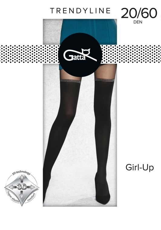 GIRL-UP - Rajstopy damskie wzorzyste w.33 Gatta
