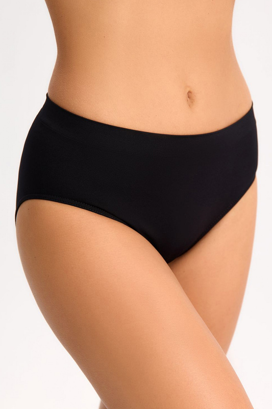 Figi damskie bezszwowe VS-008 Mirela czarne Gaia