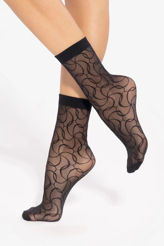 Skarpetki damskie rajstopowe Trendyline wz.19 nero Gatta