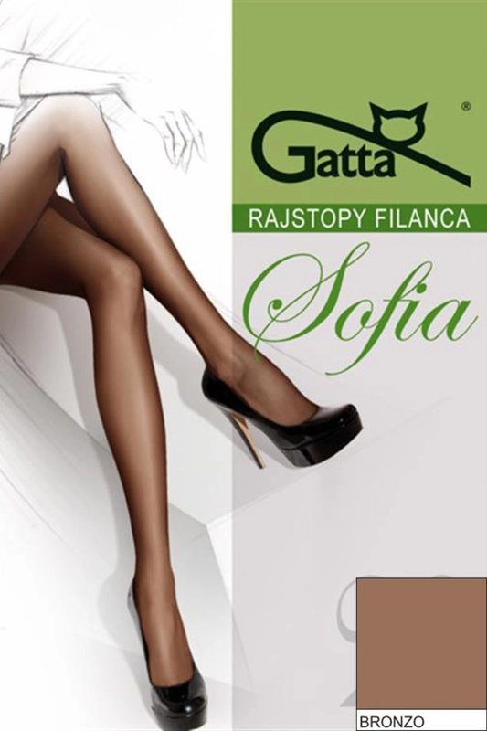 SOFIA - Rajstopy damskie Elastil 20 DEN Gatta - bronzo